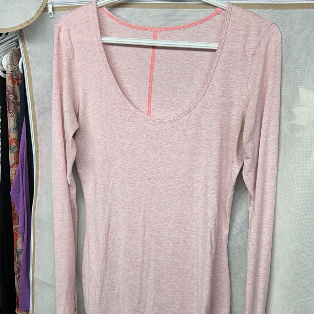 Lululemon Women's Pink Long Sleeve Top